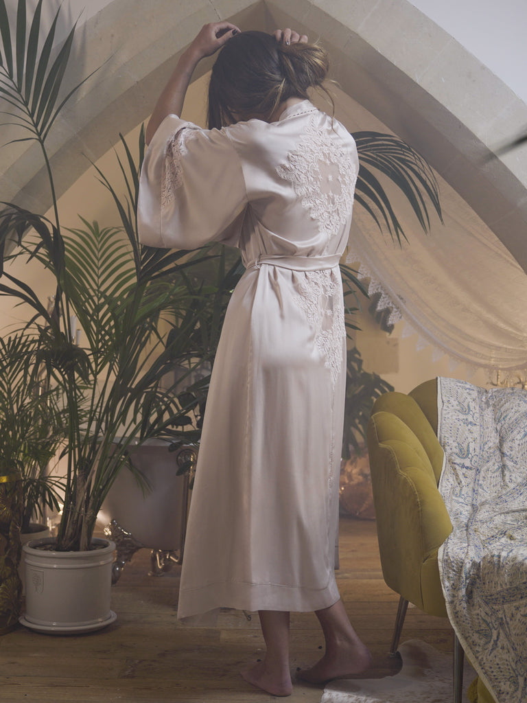 Florence Long Kimono – Shell Belle Couture